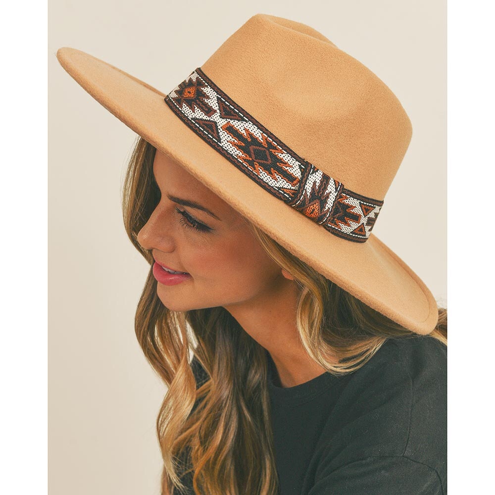 Tribal Band Panama Hat